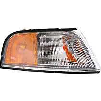 Passenger Side Halogen Corner Light, Without bulb(s)