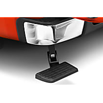 Side Steps - Powdercoated Black, Aluminum, Rear Mount, Direct Fit, Sold individually