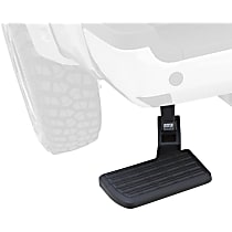 75313-01A Side Steps - Powdercoated Black, Aluminum, Rear Mount, Direct Fit, Sold individually