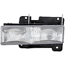 Driver Side Halogen Headlight, With bulb(s), OE Replacement, CAPA Certified