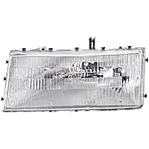 Driver Side Headlight, With bulb(s), Halogen, Clear Lens