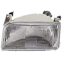 Driver Side Halogen Headlight, With bulb(s), OE Replacement, CAPA Certified