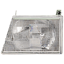 Driver Side Headlight, with Bulb, Halogen, Clear Lens