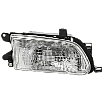 Passenger Side Headlight, with Bulb, Halogen, Clear Lens, 4 Cyl., 1.5L Engine