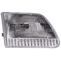 Passenger Side Halogen Headlight, With bulb(s), OE Replacement, CAPA Certified