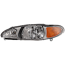 Driver Side Halogen Headlight, With bulb(s), OE Replacement