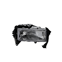Passenger Side Halogen Headlight, With bulb(s), OE Replacement