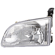Driver Side Headlight, with Bulb, Halogen, Clear Lens, 6 Cyl., 3.0L Engine