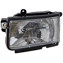 Driver Side Headlight, With bulb(s), Halogen, Clear Lens