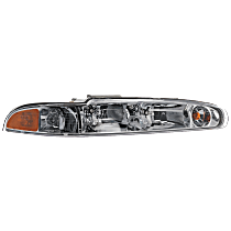 Passenger Side Headlight, with Bulb, Halogen, Clear Lens