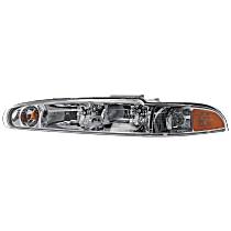 Driver Side Headlight, with Bulb, Halogen, Clear Lens