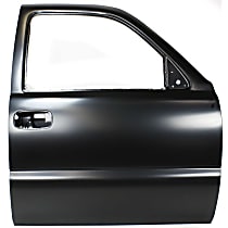 Front, Passenger Side Door Shell, With Molding Provision, Holes For Door Handle and Mirror