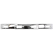 Front Bumper, Chrome, 3-Piece Type, With License Plate Provision, Without Mounting Brackets