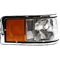 Passenger Side Halogen Corner Light, Without bulb(s)