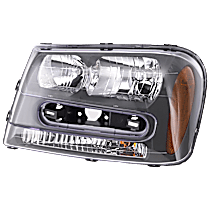 Driver Side Headlight, with Bulb, Halogen, Clear Lens, with Dual Beam, CAPA Certified