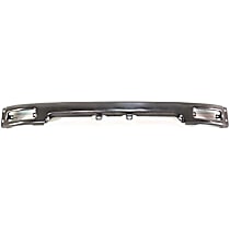 Front Bumper, Painted Gray, With License Plate Provision, Without Mounting Brackets