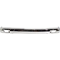Front Bumper, Chrome, Without Mounting Brackets