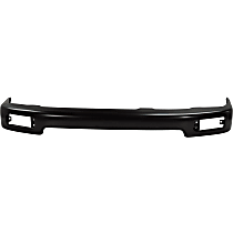 Front Bumper, Painted Black, With License Plate Provision, Without Mounting Brackets