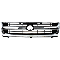 Grille Assembly, Chrome Shell with Painted Black Insert