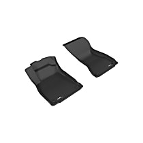 L1AD04211509 Front Row KAGU Series Molded Floor Liner, Black Made of Rubberized/Thermoplastic
