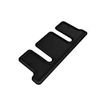 Third Row Molded Floor Liner, enginedesignationname: LLT, Eng. VIN: D, FI, Naturally Aspirated, GAS, Fits 7-Seats Models; With Bucket 2nd Row, Black, Made of Rubber, KAGU All-Weather Custom Fit Series