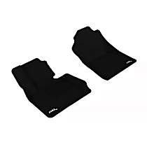 Front Row Molded Floor Liner, enginedesignationname: N55B30A, FI, Turbocharged, GAS, Black, Made of Rubber, KAGU All-Weather Custom Fit Series