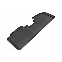 L1CD00821509 Second Row KAGU All-Weather Custom Fit Series Molded Floor Liner, Black Made of Rubber