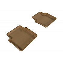 L1CY00221502 Second Row KAGU All-Weather Custom Fit Series Molded Floor Liner, Tan Made of Rubber
