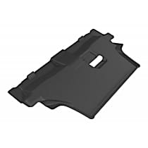 Third Row Molded Floor Liner, enginedesignationname: ERC, Eng. VIN: G, FI, Naturally Aspirated, FLEX, Fits w/2nd Row Bench Seats, Black, Made of Rubber, KAGU All-Weather Custom Fit Series