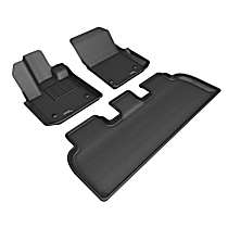 L1FS00101509 Front and Second Row MAXpider KAGU Series Molded Floor Liner, Black Made of Rubber