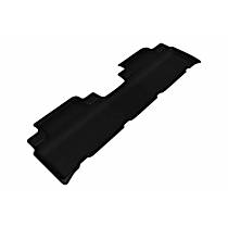 Second Row Molded Floor Liner, enginedesignationname: 2GRFE, FI, Naturally Aspirated, GAS, Black, Made of Rubber, KAGU All-Weather Custom Fit Series