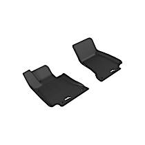 Front Row Molded Floor Liner, enginedesignationname: 274.920, FI, Turbocharged, GAS, Sedan, Black, Made of Rubberized/Thermoplastic, KAGU Series