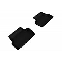 Second Row Molded Floor Liner, enginedesignationname: N16B16A, FI, Naturally Aspirated, GAS, Hatchback, Black, Made of Rubber, KAGU All-Weather Custom Fit Series