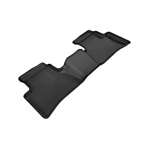Second Row Molded Floor Liner, enginedesignationname: 3ZR-FAE, FI, Naturally Aspirated, GAS, Black, Made of Rubber, KAGU All-Weather Custom Fit Series