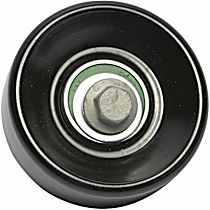 Accessory Belt Idler Pulley, 8 Cyl 6.0L, GAS, Accessory Drive; Smooth Pulley, Includes Hardware - 