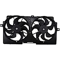 Radiator Fan 6 Cyl 3.4L, With Heavy Duty Cooling, Dual fan - 