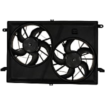 Radiator Fan 6 Cyl 3.6L, Dual fan - 