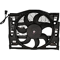 A/C Condenser Fan 6 Cyl 3.0L, With Air Conditioning, With Control Module, Single fan - 