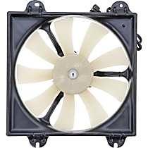 A/C Condenser Fan 4 Cyl 2.4L, With Air Conditioning, Single fan - 