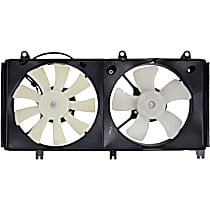 Radiator Fan 4 Cyl 2.4L, Dual fan - 