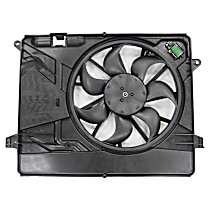 Radiator Fan 4 Cyl 1.4L, LUV Engine, With Resistor Replacement, Single fan - 