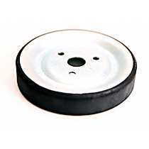 VD1150 Water Pump Pulley - Black, Rubber and Steel, Direct Fit, Sold Individually