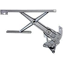 WR40763 Front, Driver Side Power Window Regulator, Without Motor