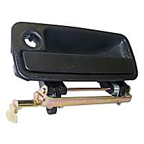 4675687 Front, Driver Side Exterior Door Handle, Black