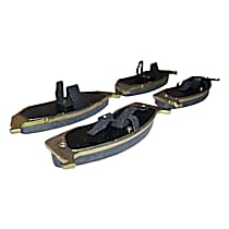 4762682TI Front 2-Wheel Set Semi-Metallic Brake Pads