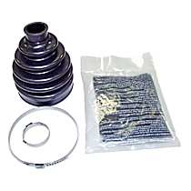 4796233AB Crown CV Boot CV Boot - Black, Metal, Rubber and Grease, Direct Fit, Kit