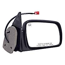 4883022 Passenger Side Mirror, Power Folding, Heated, Black, Without Auto-Dimming, Without Blind Spot Feature, Without Signal Light, Without Memory