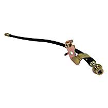 Front, Driver Side Brake Line, Metal and Rubber