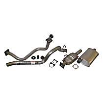 52001720K 1987-1992 Jeep Wrangler Manifold-Back Exhaust System - Made of Aluminized Steel