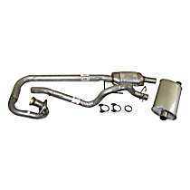 52018934K 1997-1999 Jeep Cat-Back Exhaust System - Made of Aluminized Steel